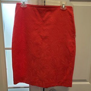 The Limited Red-Orange Skirt - Size 8